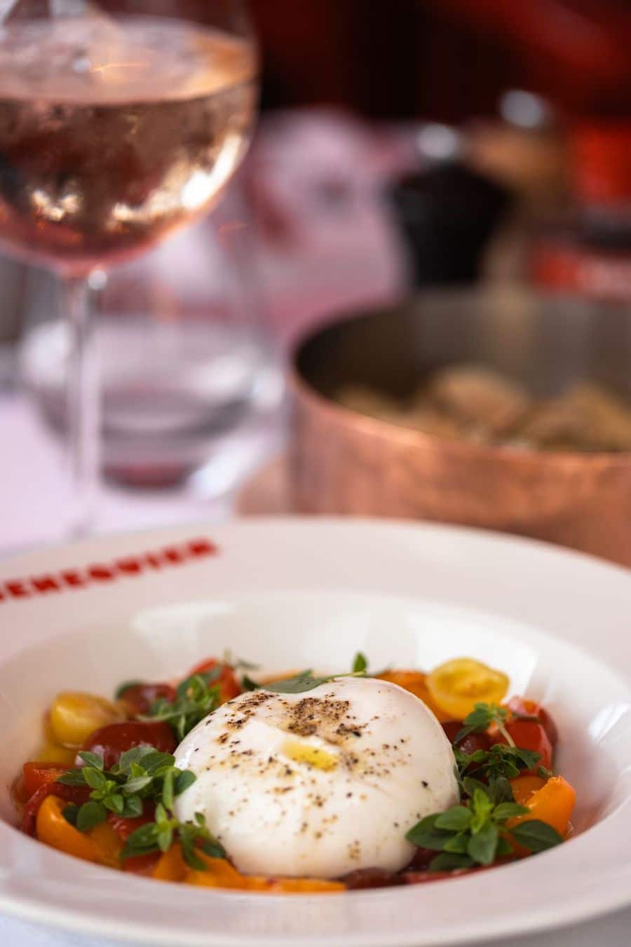 Burrata des Pouilles brasserie Senequier